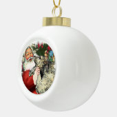 Irish Wolfhound Kerstmis Keramische Bal Ornament (Rechts)