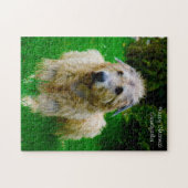 Irish Wolfhound. Legpuzzel (Horizontaal)