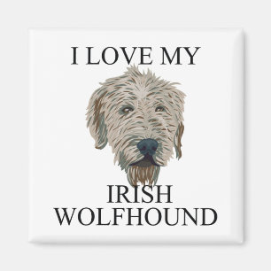Irish Wolfhound Love. Magneet