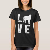Irish Wolfhound Love T-shirt (Voorkant)