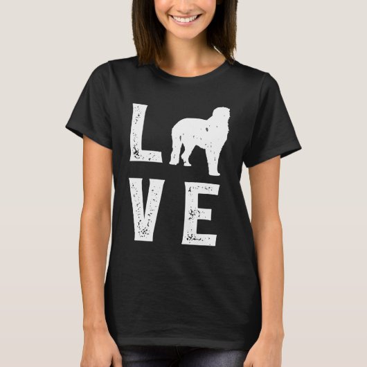 Irish Wolfhound Love T-shirt (Voorkant)