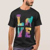 Irish Wolfhound Love T-shirt (Voorkant)