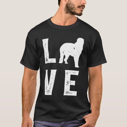 Irish Wolfhound Love T-shirt (Voorkant)
