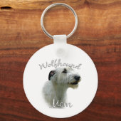 Irish Wolfhound Ma 2 Sleutelhanger (Voorkant)