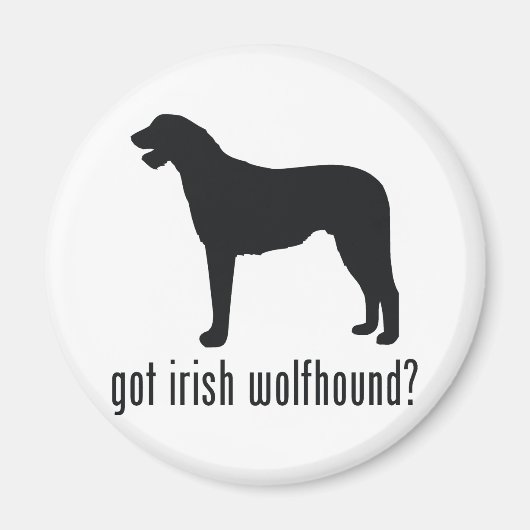 Irish Wolfhound Magneet (Voorkant)
