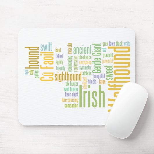 Irish Wolfhound Muismat (Met muis)