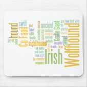 Irish Wolfhound Muismat (Voorkant)