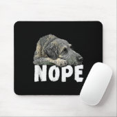 Irish Wolfhound Nope Funny Lazy Pet Dog Cute  Muismat (Met muis)