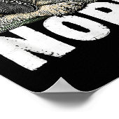 Irish Wolfhound Nope Funny Lazy Pet Dog Cute  Poster (Hoek)