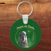 Irish Wolfhound Peace Sleutelhanger (Voorkant)