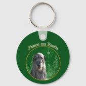 Irish Wolfhound Peace Sleutelhanger (Achterkant)