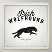 Irish Wolfhound Poster (Voorkant)
