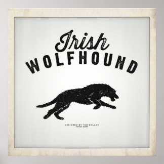 Irish Wolfhound Poster
