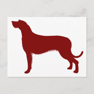 Irish Wolfhound (Red) Briefkaart
