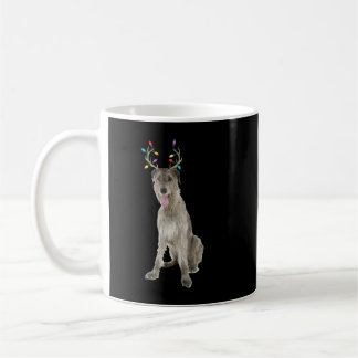 Irish Wolfhound Reindeer Kersthond Koffiemok