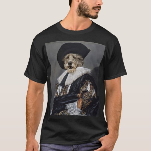Irish Wolfhound Renaissance Dog Art T-Shirt (Voorkant)