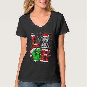 Irish Wolfhound Santa Claus Kerstmis Dogs Pajama T-shirt
