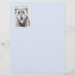 Irish Wolfhound-schilderij - Cute Original Dog Art