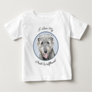 Irish Wolfhound-schilderij - Cute Original Dog Art