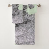 Irish Wolfhound-schilderij - Cute Original Dog Art Bad Handdoek (Insitu)