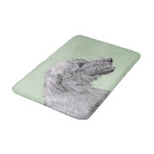 Irish Wolfhound-schilderij - Cute Original Dog Art Badmat (Gekanteld)