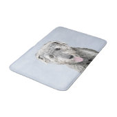 Irish Wolfhound-schilderij - Cute Original Dog Art Badmat (Gekanteld)