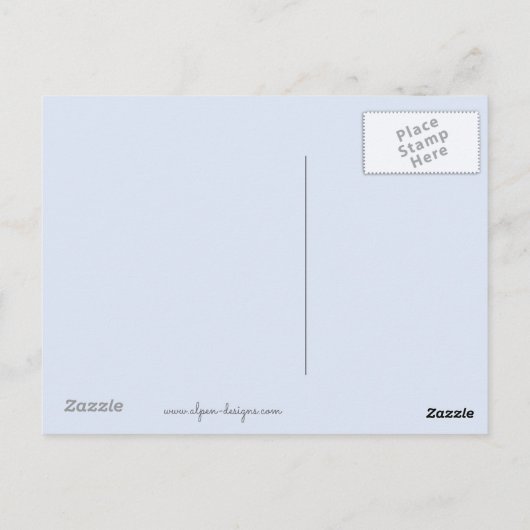 Irish Wolfhound-schilderij - Cute Original Dog Art Briefkaart (Achterkant)