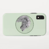 Irish Wolfhound-schilderij - Cute Original Dog Art Case-Mate iPhone Case (Achterkant (horizontaal))