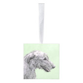 Irish Wolfhound-schilderij - Cute Original Dog Art Decoratie (Rechts)