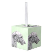 Irish Wolfhound-schilderij - Cute Original Dog Art Decoratie (Achter hoekig)