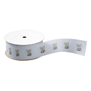 Irish Wolfhound-schilderij - Cute Original Dog Art Grosgrain Lint