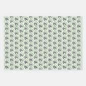 Irish Wolfhound-schilderij - Cute Original Dog Art Inpakpapier Vel (Voorkant)