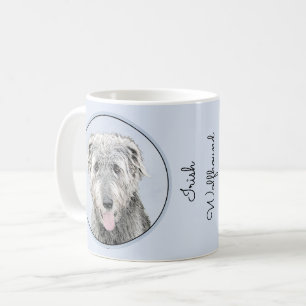 Irish Wolfhound-schilderij - Cute Original Dog Art Koffiemok