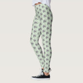 Irish Wolfhound-schilderij - Cute Original Dog Art Leggings (Links)