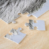 Irish Wolfhound-schilderij - Cute Original Dog Art Legpuzzel (Zijkant)
