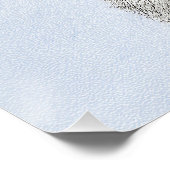 Irish Wolfhound-schilderij - Cute Original Dog Art Perfect Poster (Hoek)