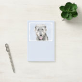 Irish Wolfhound-schilderij - Cute Original Dog Art Post-it® Notes (Kantoor)