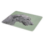 Irish Wolfhound-schilderij - Cute Original Dog Art Snijplank (Hoek)