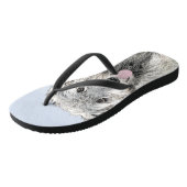 Irish Wolfhound-schilderij - Cute Original Dog Art Teenslippers (Schuin)