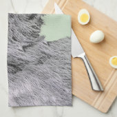 Irish Wolfhound-schilderij - Cute Original Dog Art Theedoek (Quarter Fold)