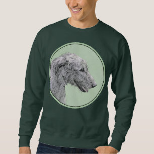 Irish Wolfhound-schilderij - Cute Original Dog Art Trui