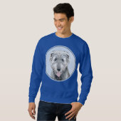 Irish Wolfhound-schilderij - Cute Original Dog Art Trui (Voorkant volledig)