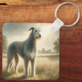 Irish Wolfhound Sleutelhanger (Achterkant)