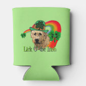 Irish Wolfhound St Patricks Day Blikjeskoeler (Achterkant)