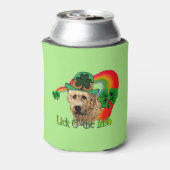 Irish Wolfhound St Patricks Day Blikjeskoeler (Blikje Achterkant)