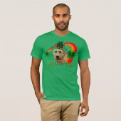 Irish Wolfhound St Patricks T-shirt (Voorkant volledig)