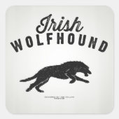 Irish Wolfhound Sticker (Voorkant)