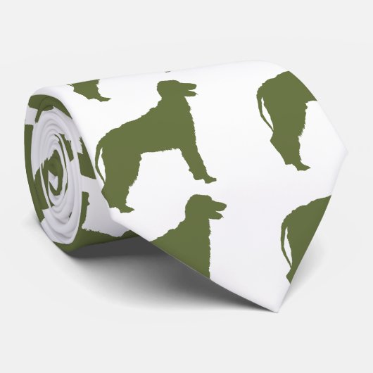 Irish Wolfhound Stropdas (Opgerold)