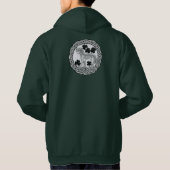 Irish Wolfhound Team Shield Hoodie (Achterkant)