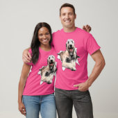 Irish Wolfhound Torn T-shirt (Unisex)
